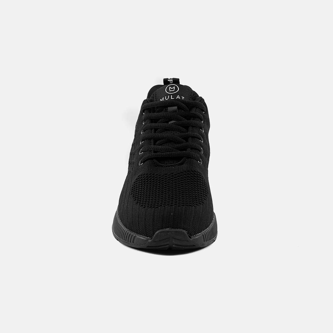 MULAT ULTRAPLEX SNEAKERS FULL BLACK (2.4" BOOST)