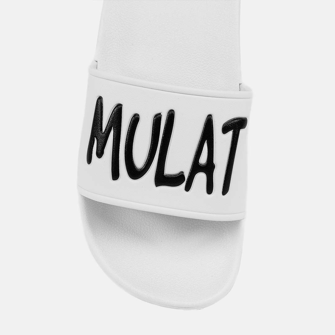 Mulat Abstract Slides - White