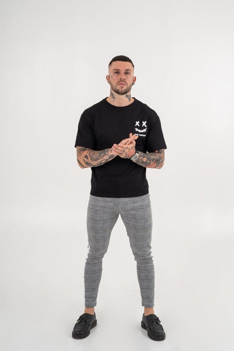 Mulat ASBO Oversized T-Shirt - Black