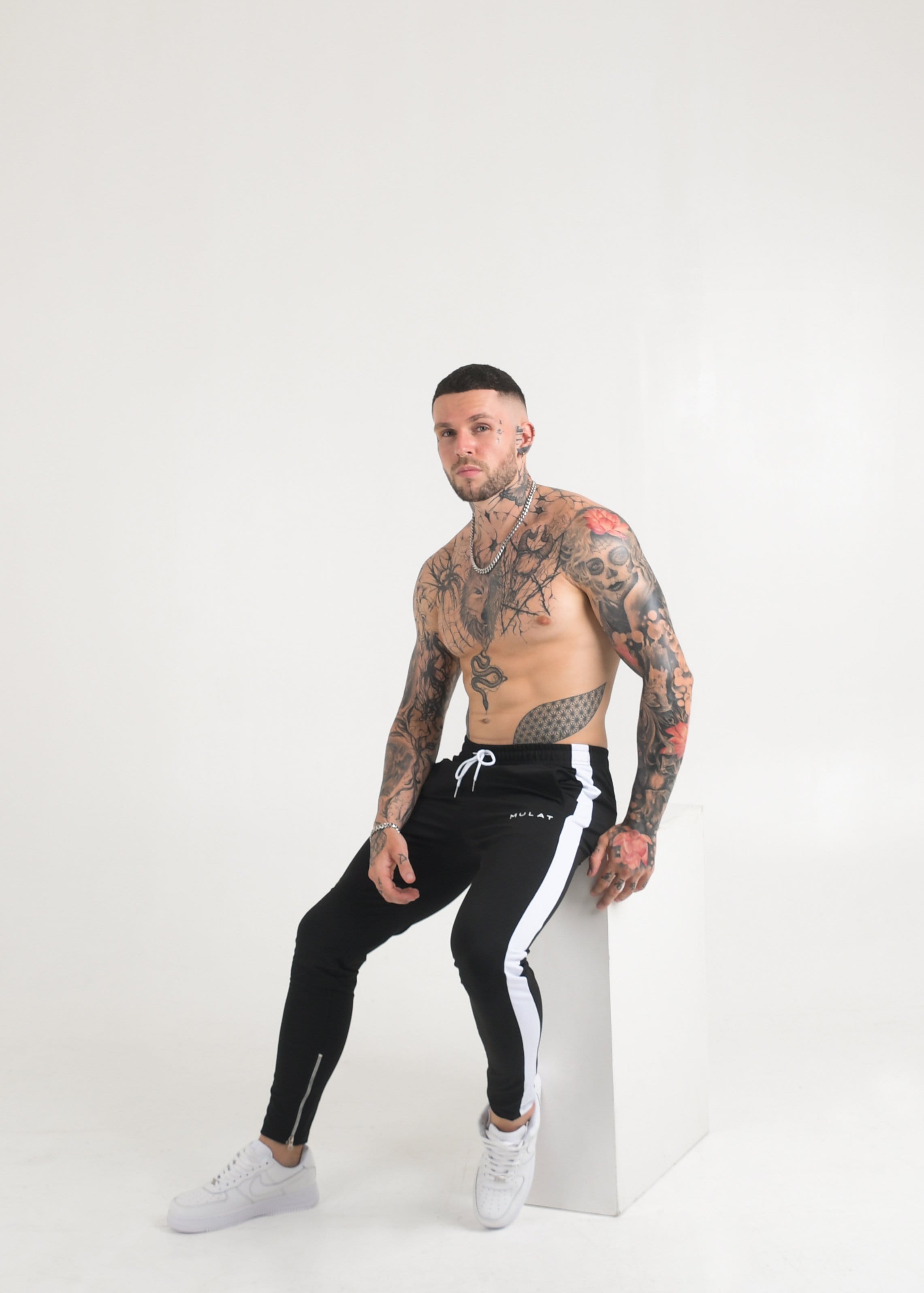 Mulat Mulat Essentials Gym Pants - Black 