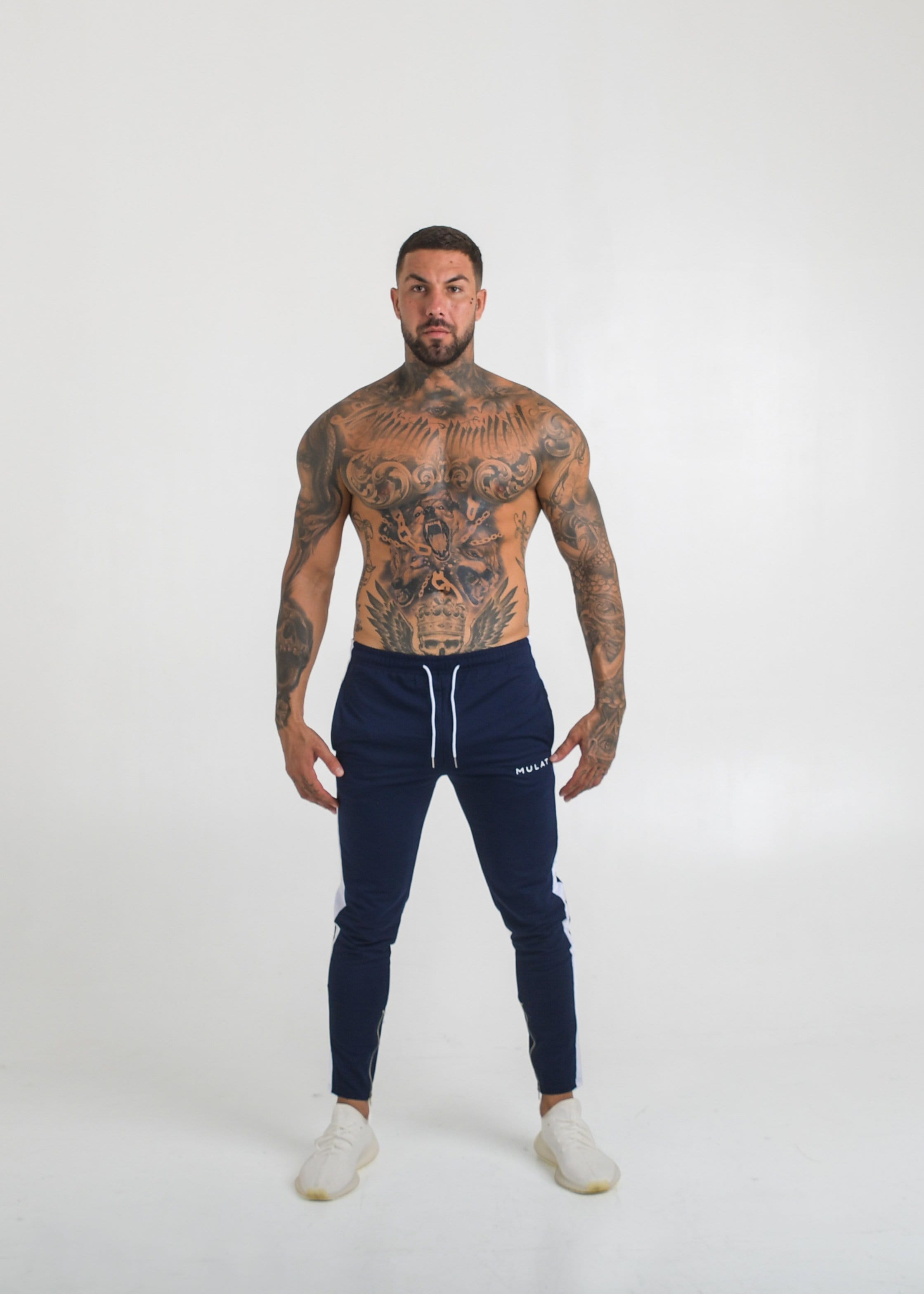 Mulat Mulat Essentials Gym Pants - Navy