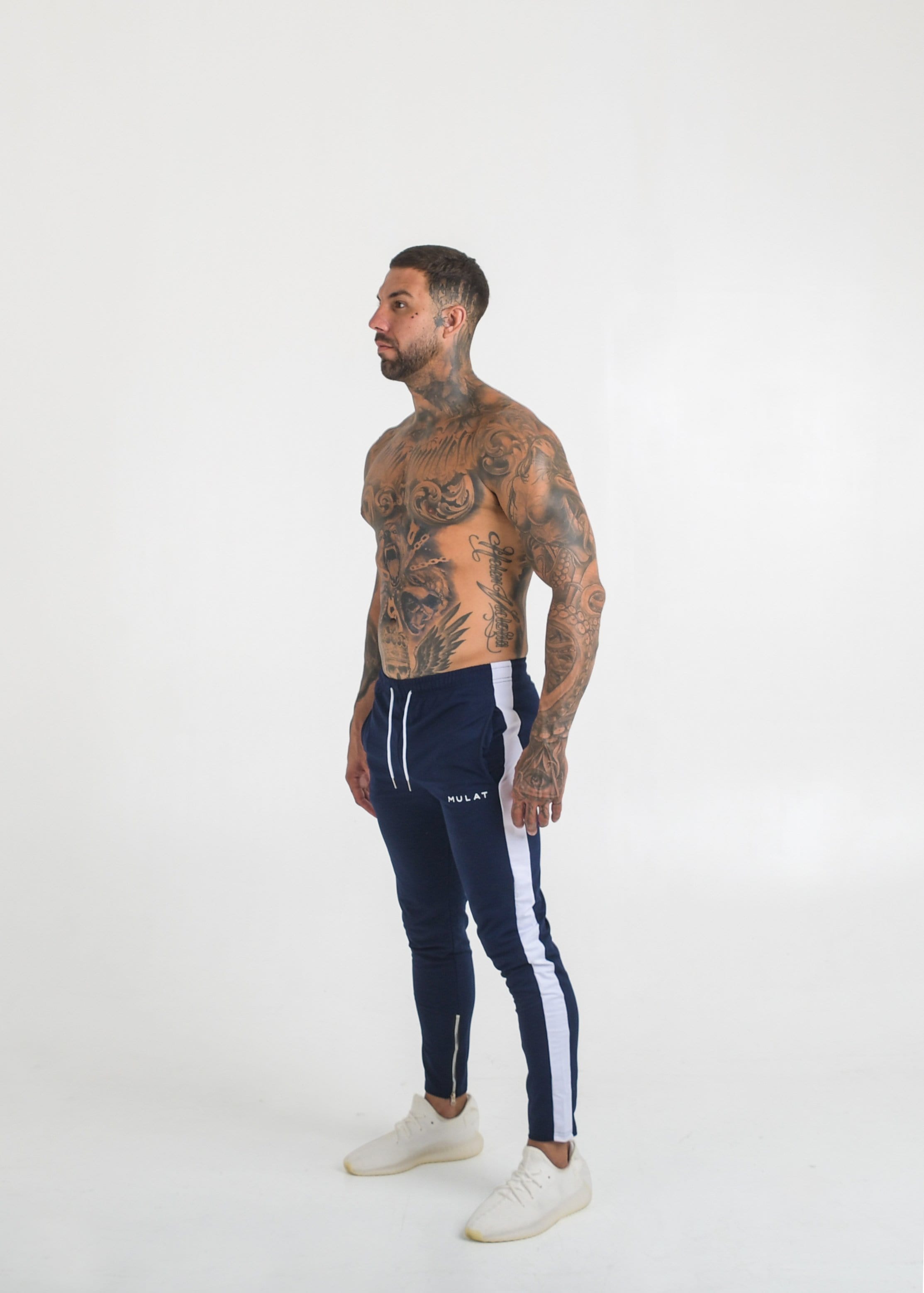 Mulat Mulat Essentials Gym Pants - Navy
