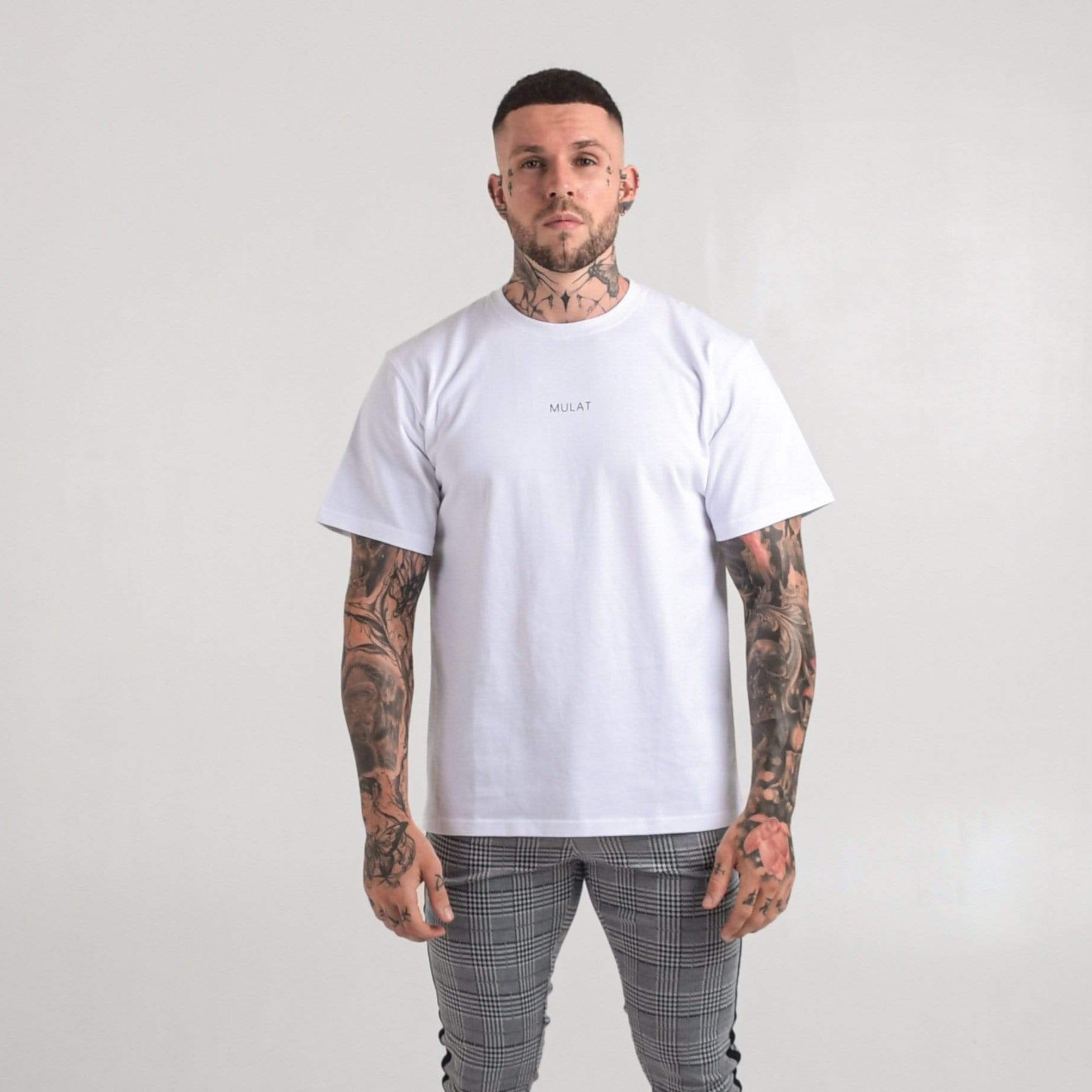 Mulat Mulat V2.0 Oversized T-Shirt - White 