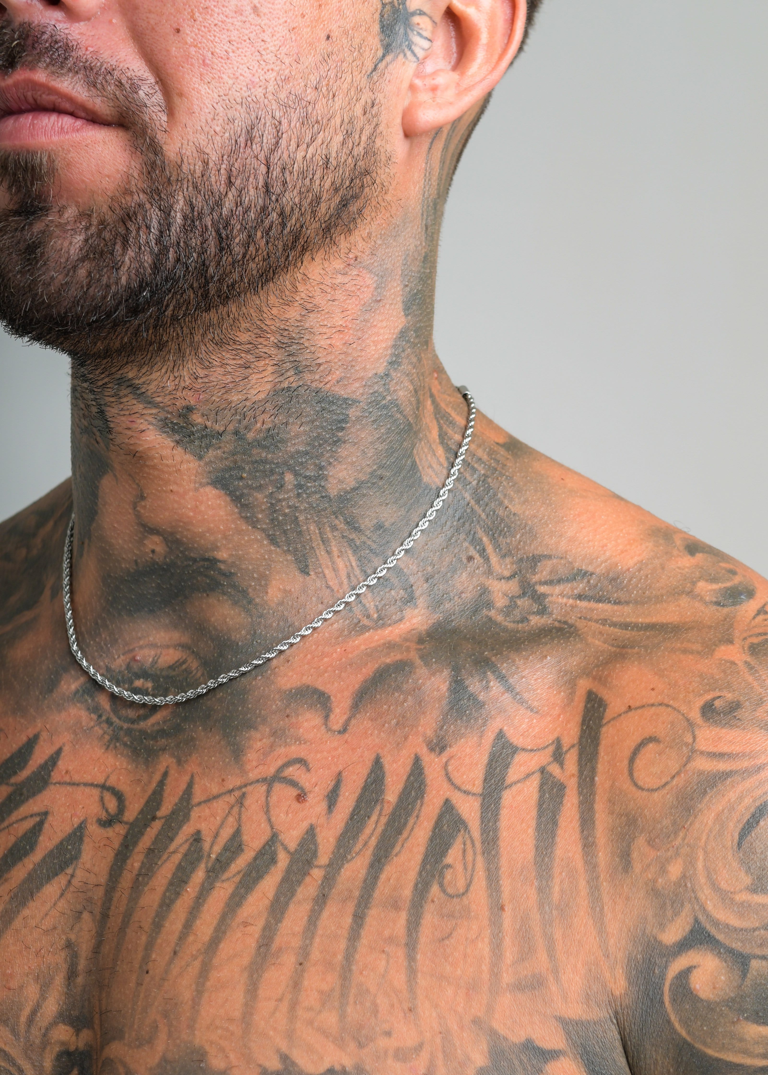 Mulat 3MM Rope Chain - Silver