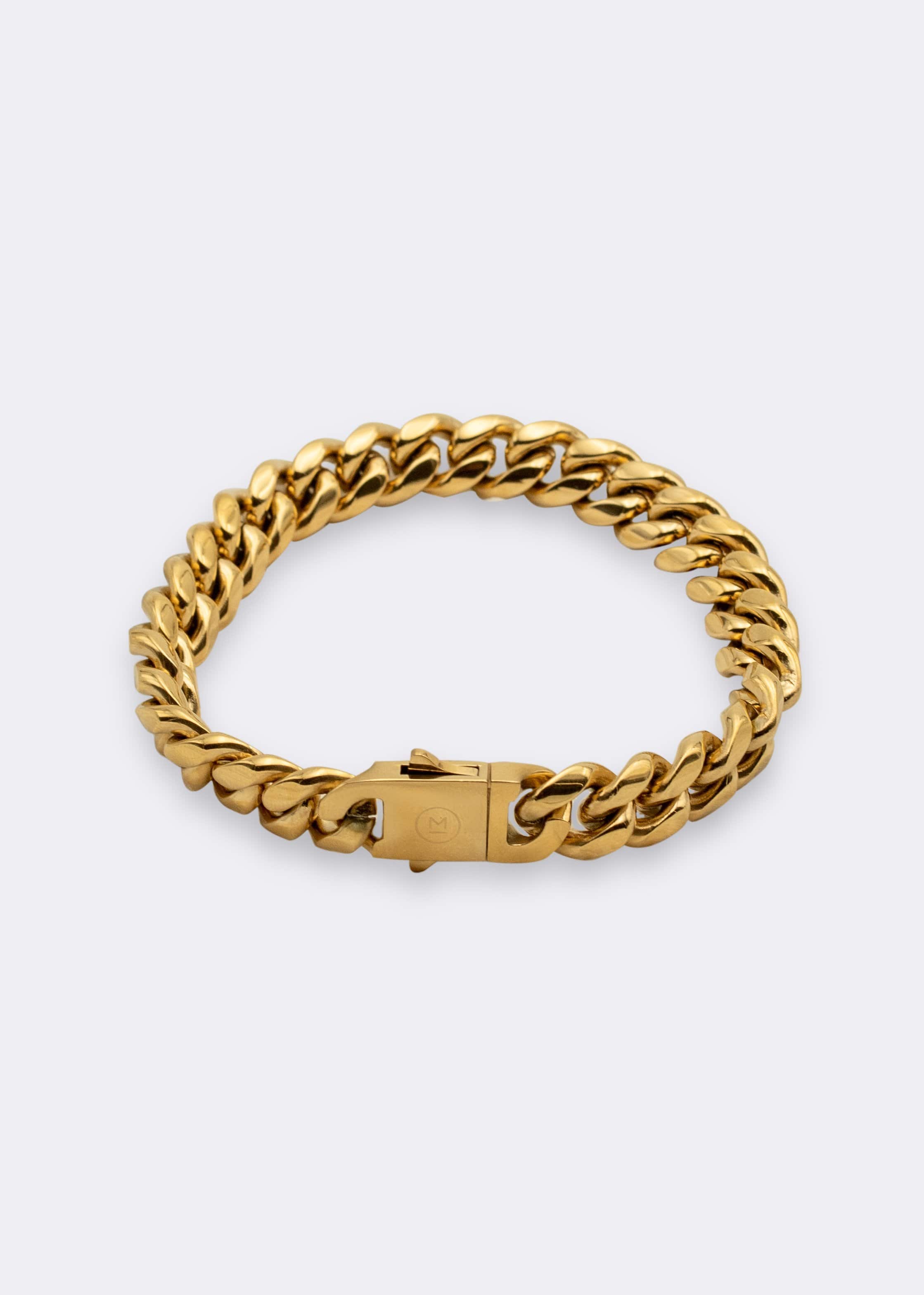 Mulat Heavyweight 10MM Cuban Bracelet - Gold 