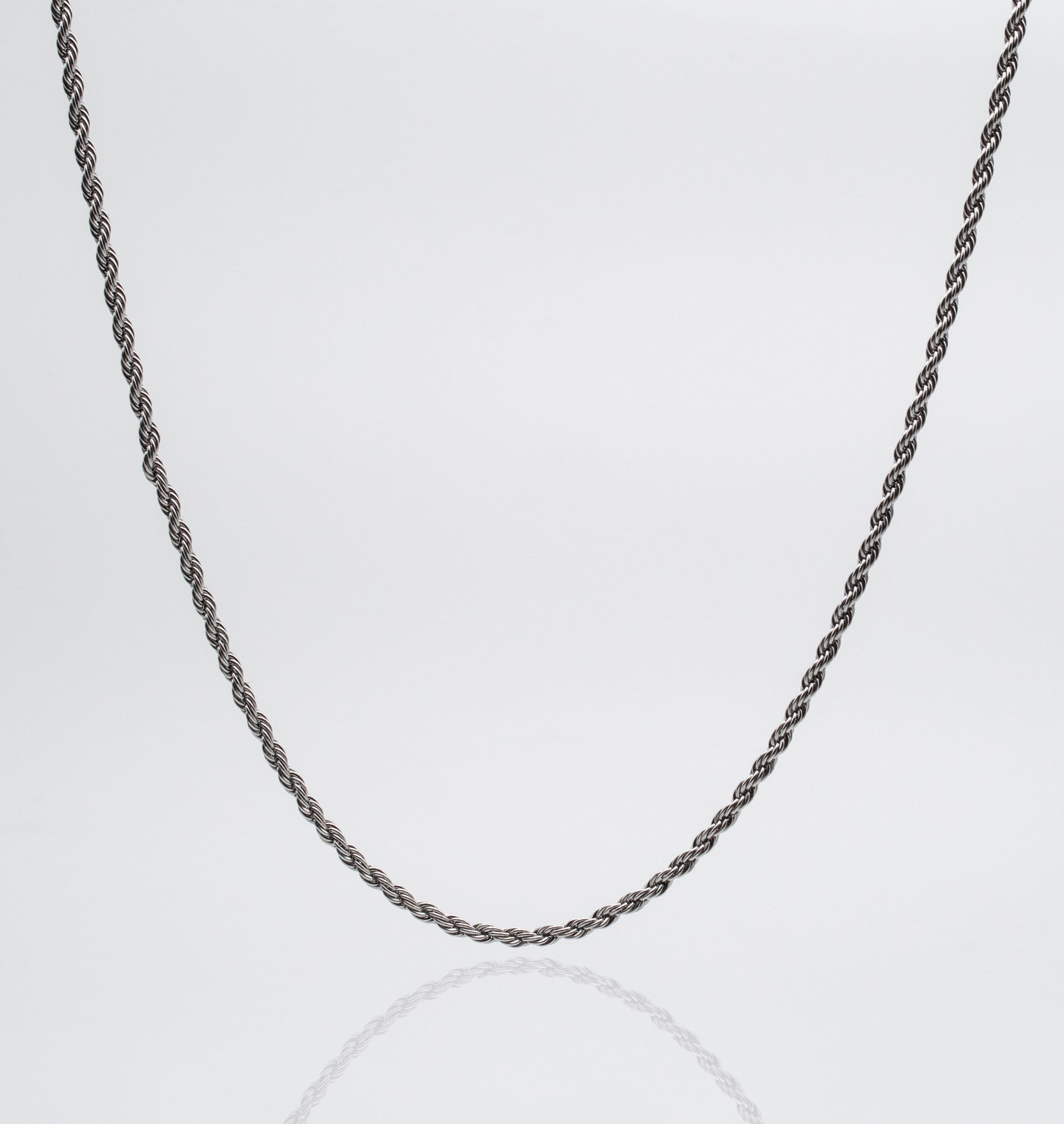 Mulat 3MM Rope Chain - Silver