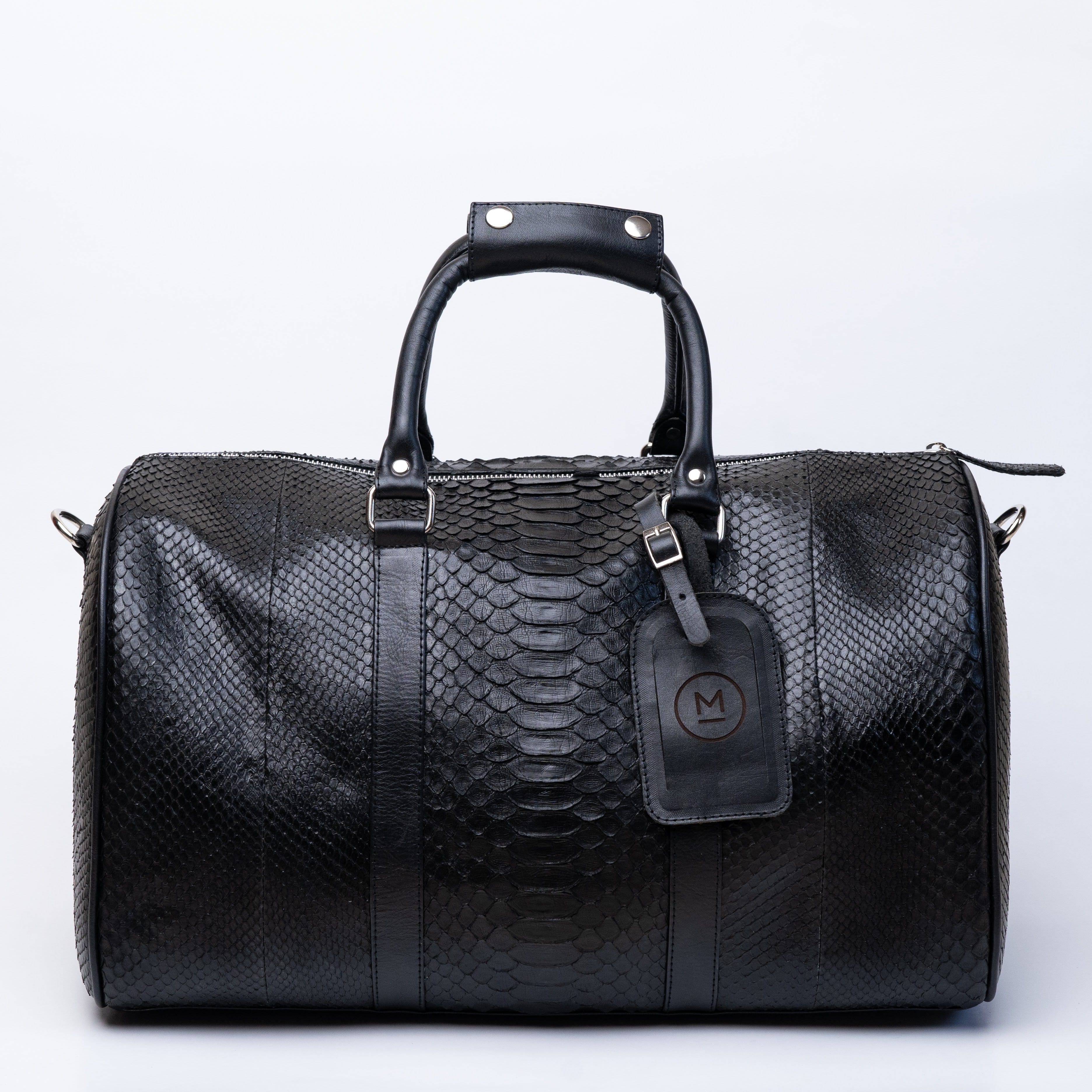 Mulat MULAT Black Python Duffel Bag 