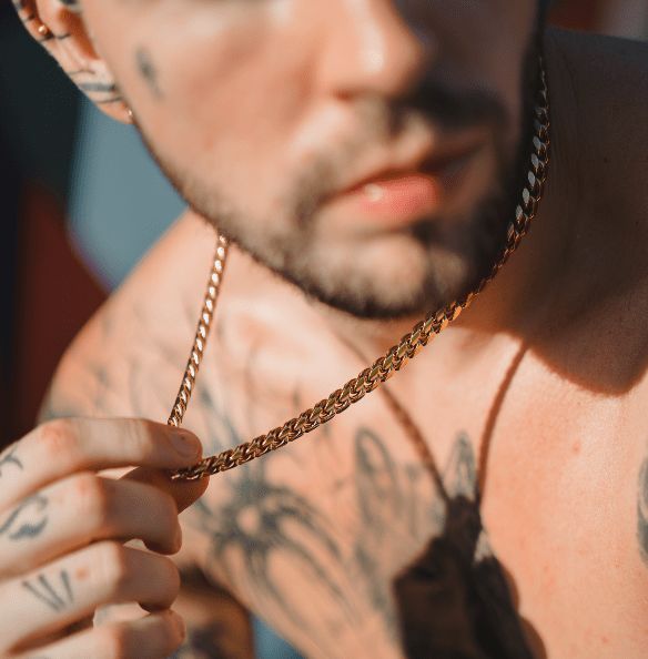 Mulat Heavyweight 10MM Cuban Link Chain - Gold