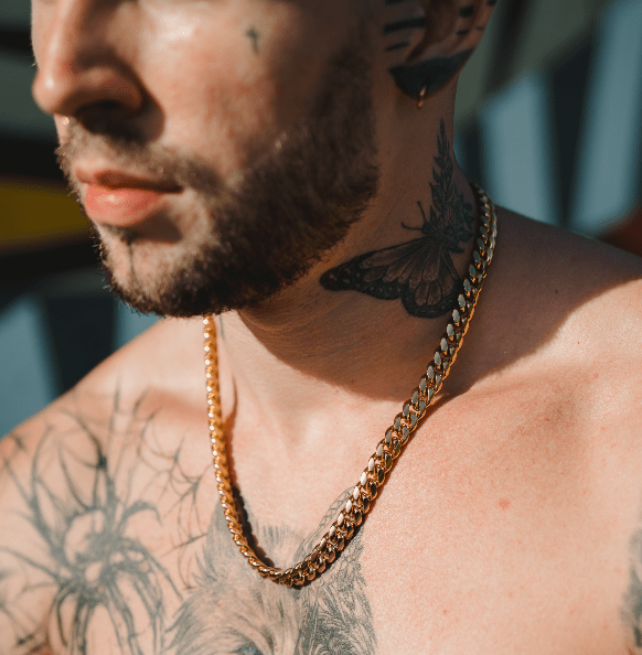 Mulat Heavyweight 10MM Cuban Link Chain - Gold