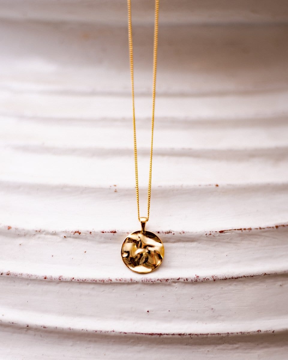 Ridged Pendant Necklace - Mulat