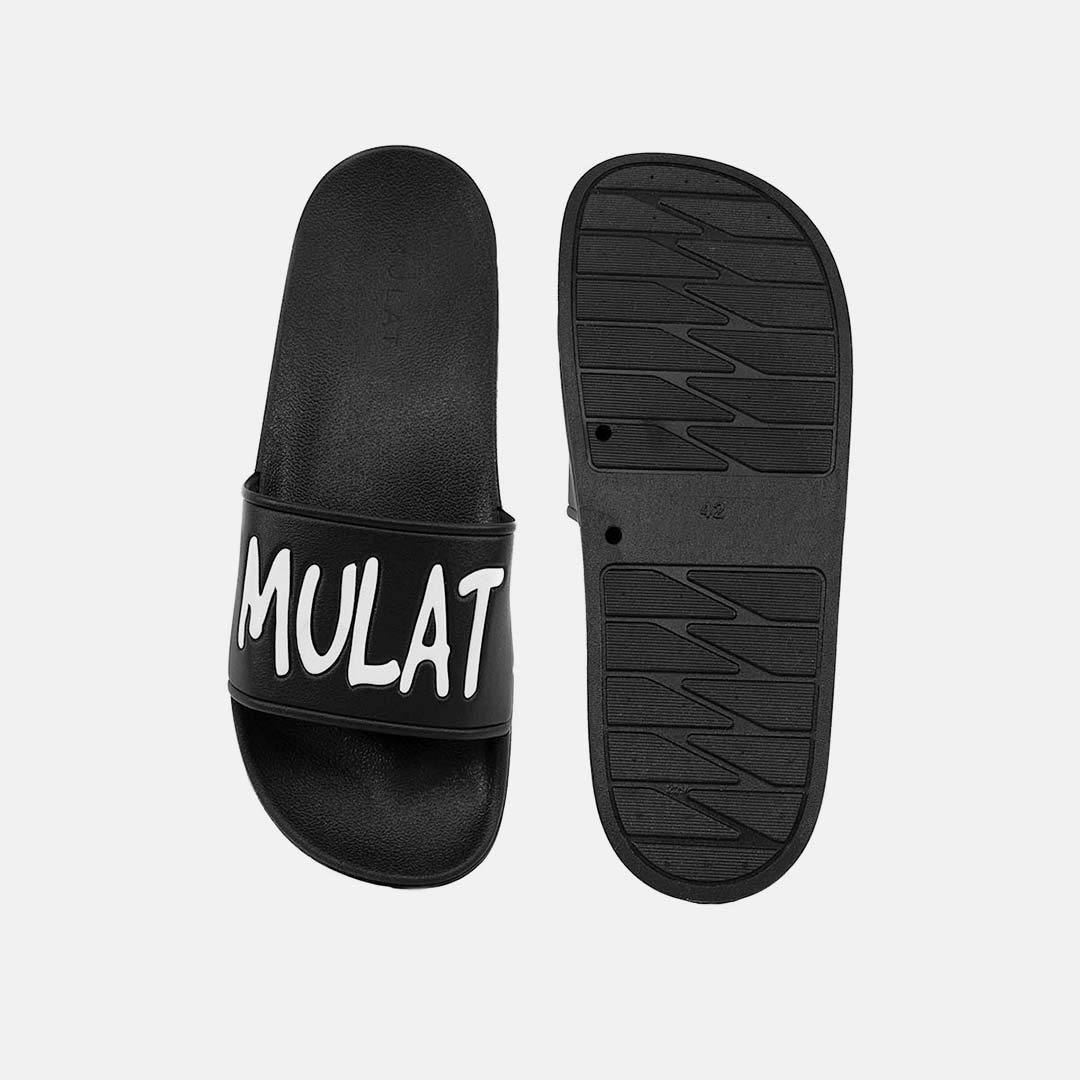 Mulat Abstract Slides - Matte Black