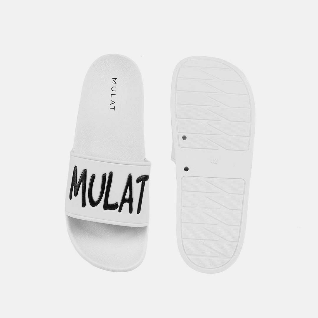Mulat Abstract Slides - White