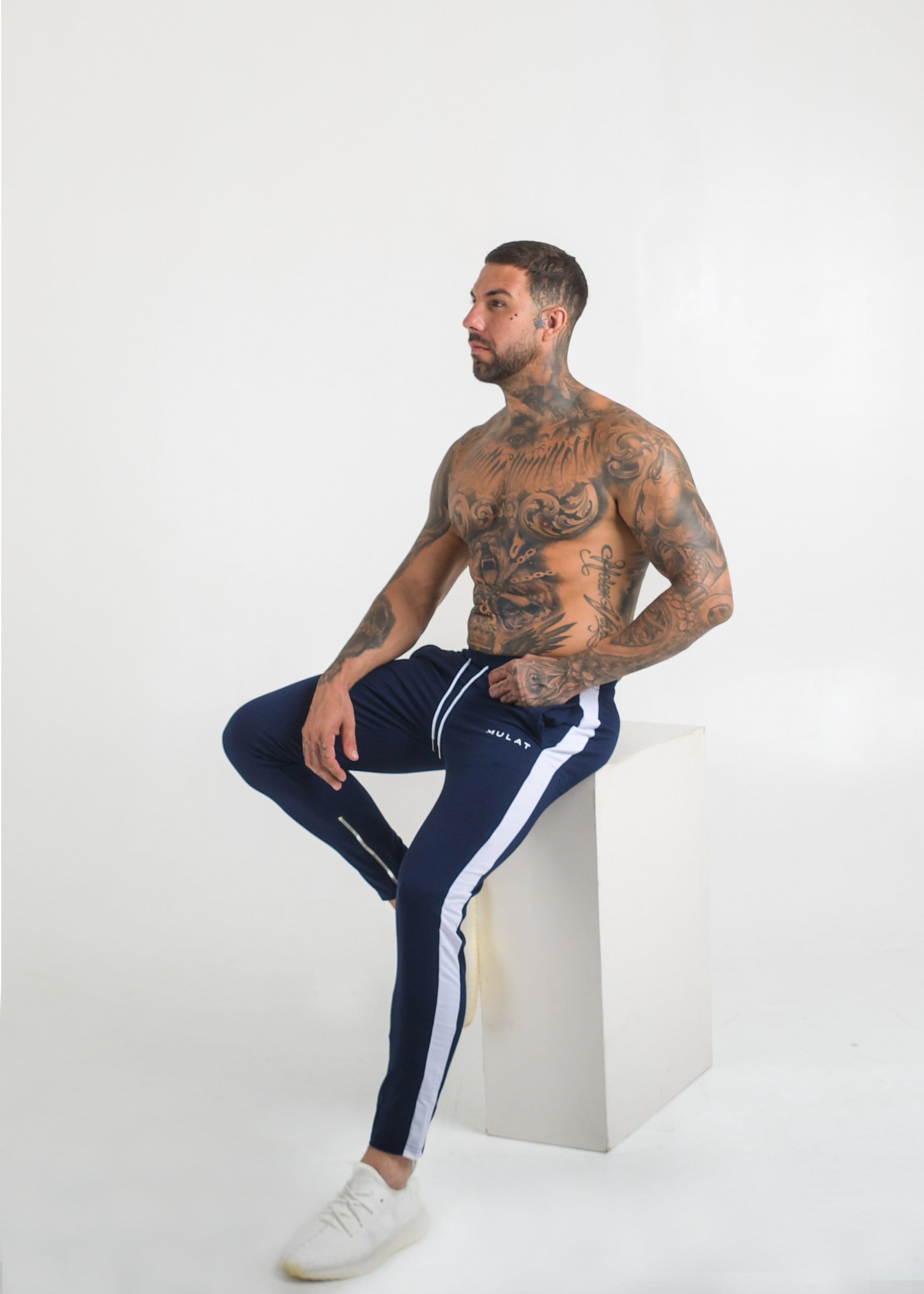 Mulat Essentials Gym Pants Navy