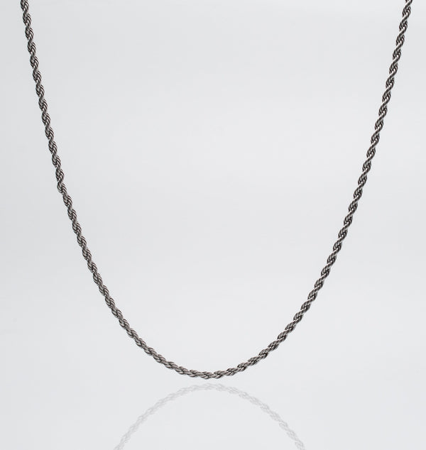 Mulat 3MM Rope Chain - Silver 