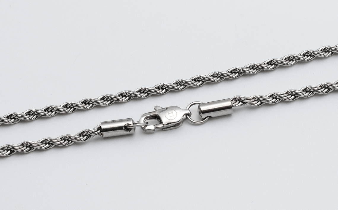 Mulat 3MM Rope Bracelet - Silver 